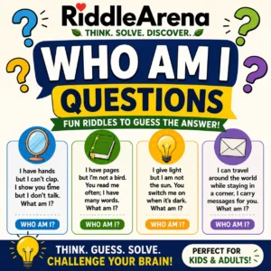 New 50+ Who Am I Questions with Answers | Fun Guessing Game for Kids & Adults